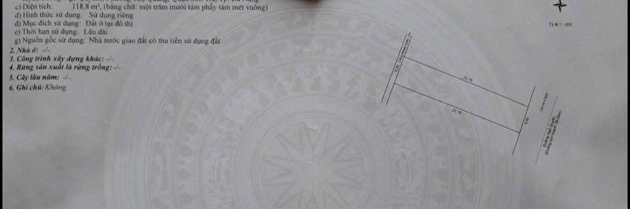 Mặt tiền kinh doanh đường Ngô Quyền, Sơn Trà 118m² giá 9 tỷ - Cơ hội đầu tư tuyệt vời!