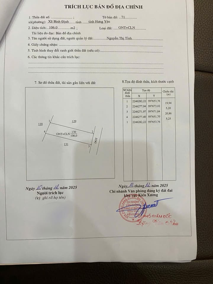 Đất nền Kiến Xương Thái Bình 100m² giá chỉ 300 triệu - Cơ hội đầu tư hấp dẫn!