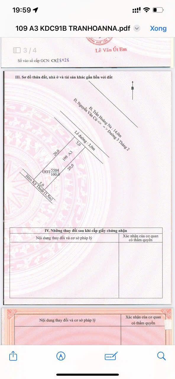 Đất nền mặt tiền Trần Hoàng Na, An Khánh, 200m² giá 19 tỷ - Cơ hội đầu tư tuyệt vời!