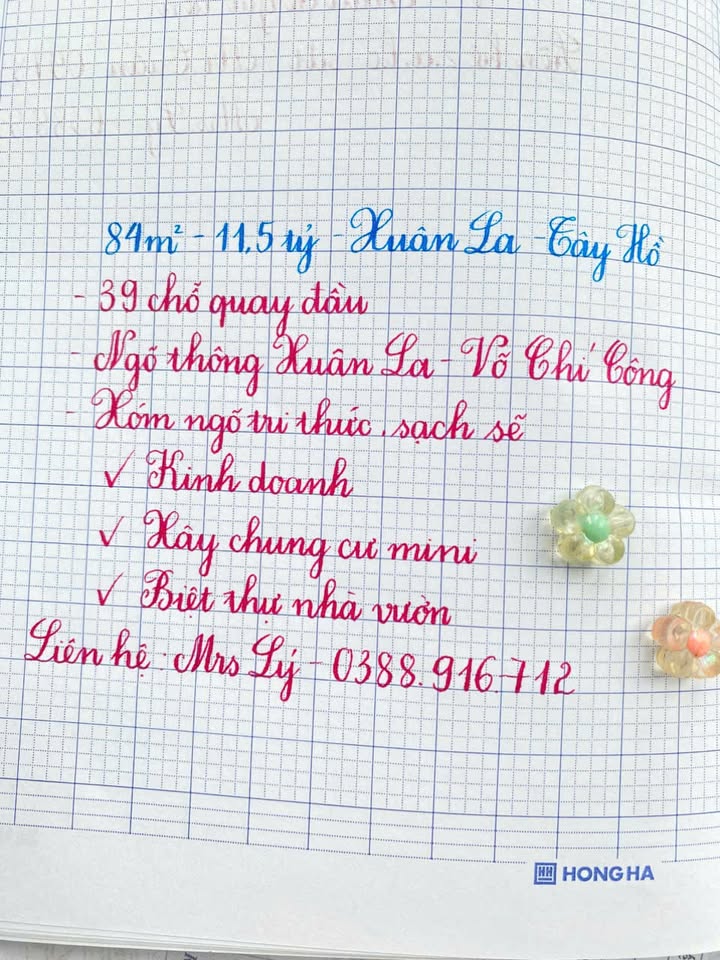 Nhà riêng Xuân La, Tây Hồ 84m² giá 11.5 tỷ - Cơ hội sở hữu BĐS độc nhất!