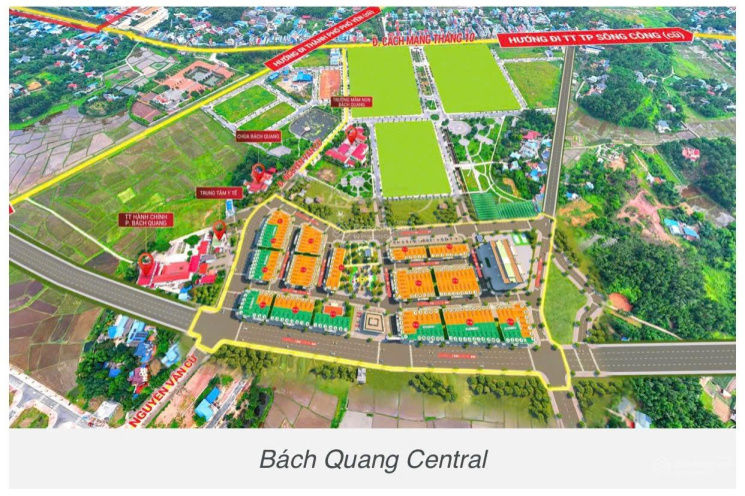 Đất nền Bách Quang, Thái Nguyên 72m² giá 1.584 tỷ - Ưu đãi kỷ niệm 10 năm!