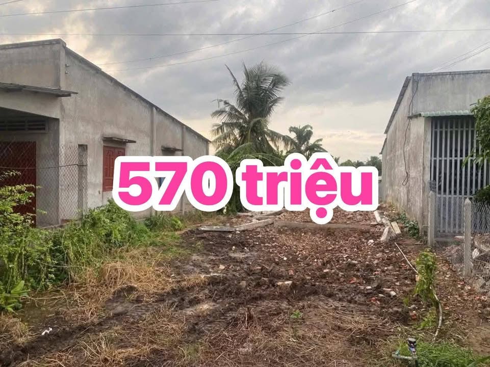 Đất nền Long Thuận Gò Công 295m² giá 570 triệu - Dân cư đông đúc, tiện ích đầy đủ!