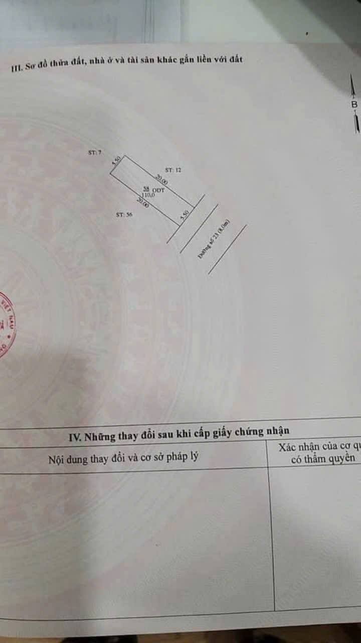 Đất nền đẹp tại Đông Hòa, Dĩ An 110m² giá 2 tỷ - Đất vuông vức, thổ cư 100%!