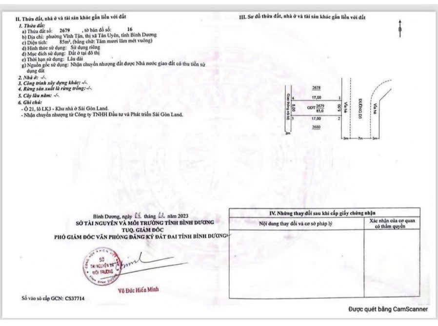 Đất nền Vĩnh Tân, Tân Uyên 85m² giá 1.42 tỷ - Sổ đỏ chính chủ, vị trí đắc địa!