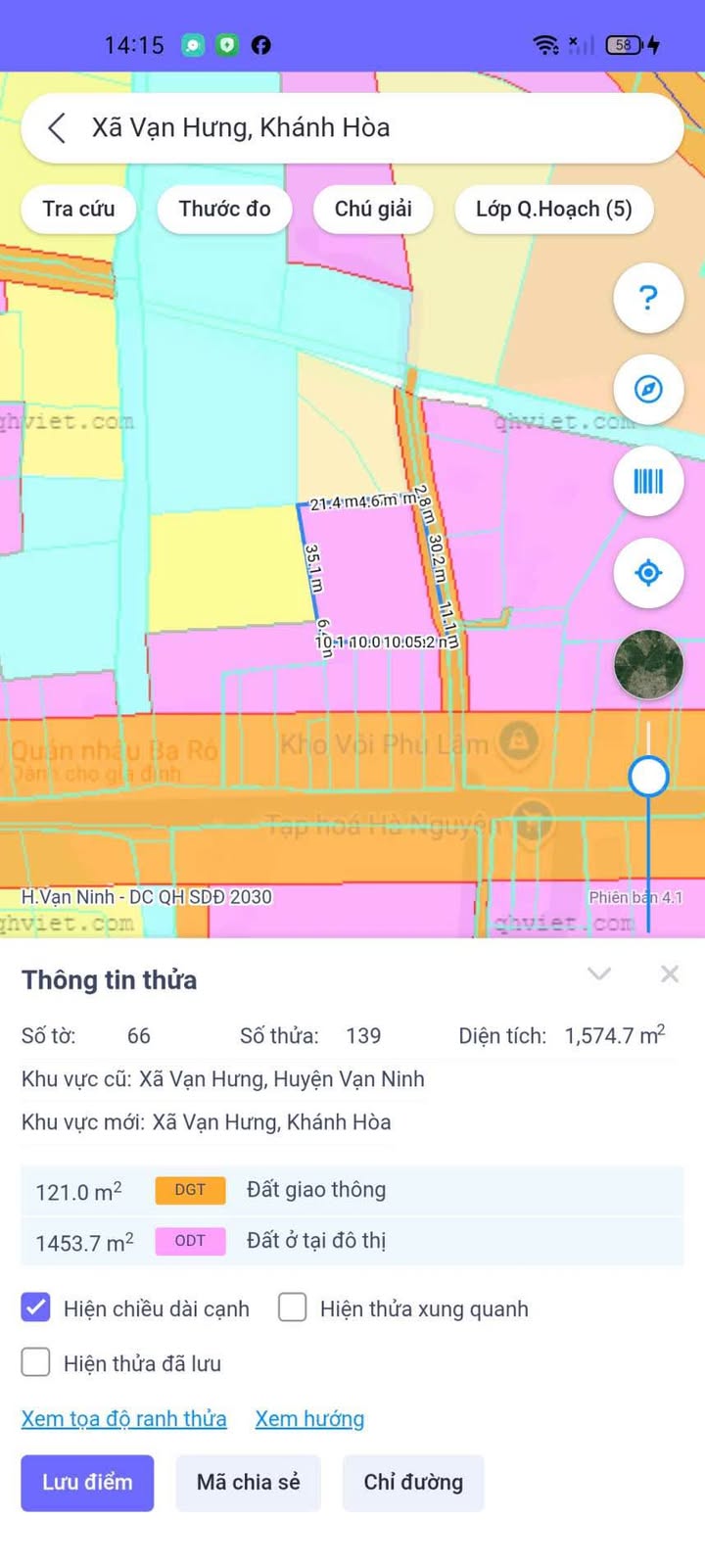 Đất thổ cư Vạn Hưng 2025m² giá 15.187 tỷ - Cơ hội đầu tư lý tưởng!