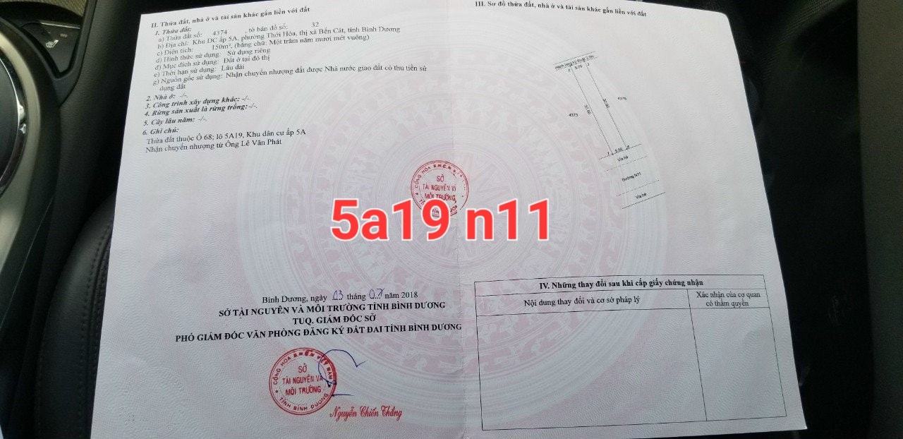 Đất nền Mỹ Phước 4, Bến Cát 100m² giá 1.1 tỷ - Cơ hội đầu tư tuyệt vời!