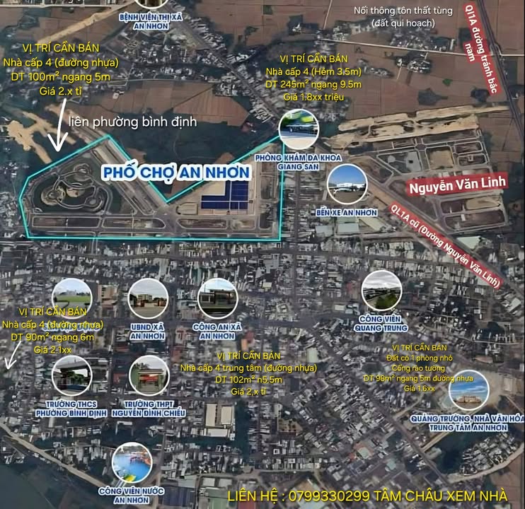 Nhà cấp 4 Phường Bình Định, An Nhơn 100m² giá 2.3 tỷ - Sổ hồng chính chủ!