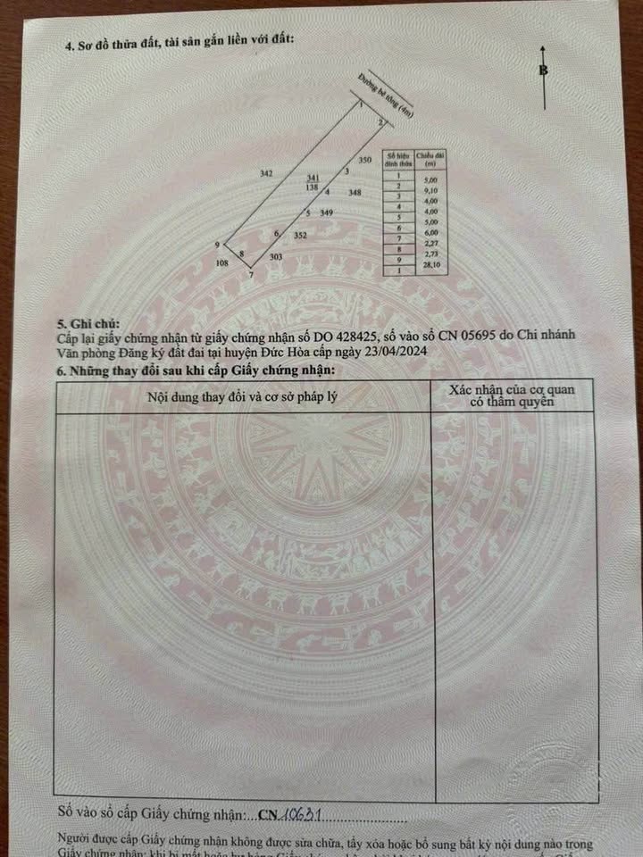 Đất thổ cư 140m² Hựu Thạnh, Đức Hòa giá 1.15 tỷ - Sổ đỏ chính chủ!