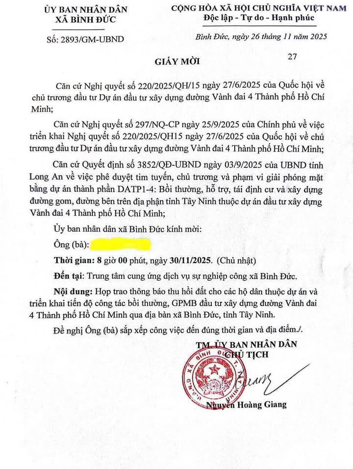 Đất nền mặt tiền TL816, Bình Đức, Bến Lức 140m² giá 1.968 tỷ - Cơ hội đầu tư hấp dẫn!