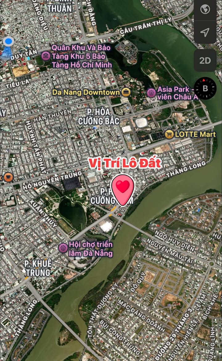 Lô đất mặt tiền Đào Trí, quận Hải Châu, 75m² giá 6 tỷ - Đầu tư sinh lời tiềm năng!