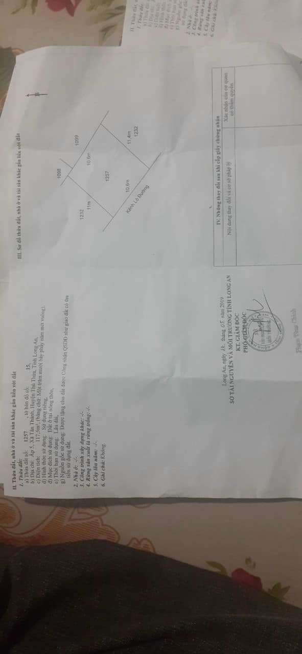 Nhà cấp 4 117m² tại ấp 5 Tân Thành, Thủ Thừa, Long An - Giá chỉ 449 triệu!