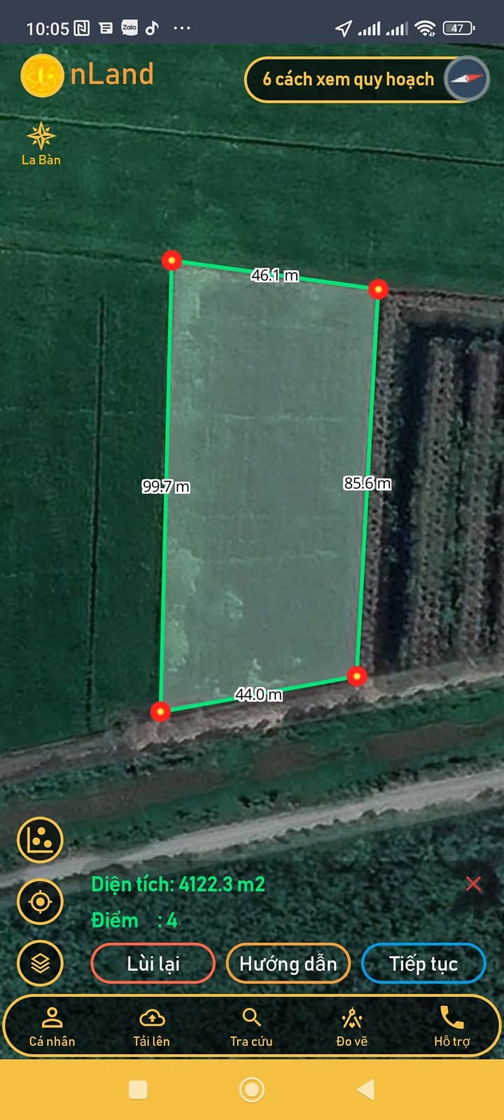 Đất ruộng lúa 4.000m² xã Thạnh An, Long An - Chính chủ bán gấp 1 tỷ!