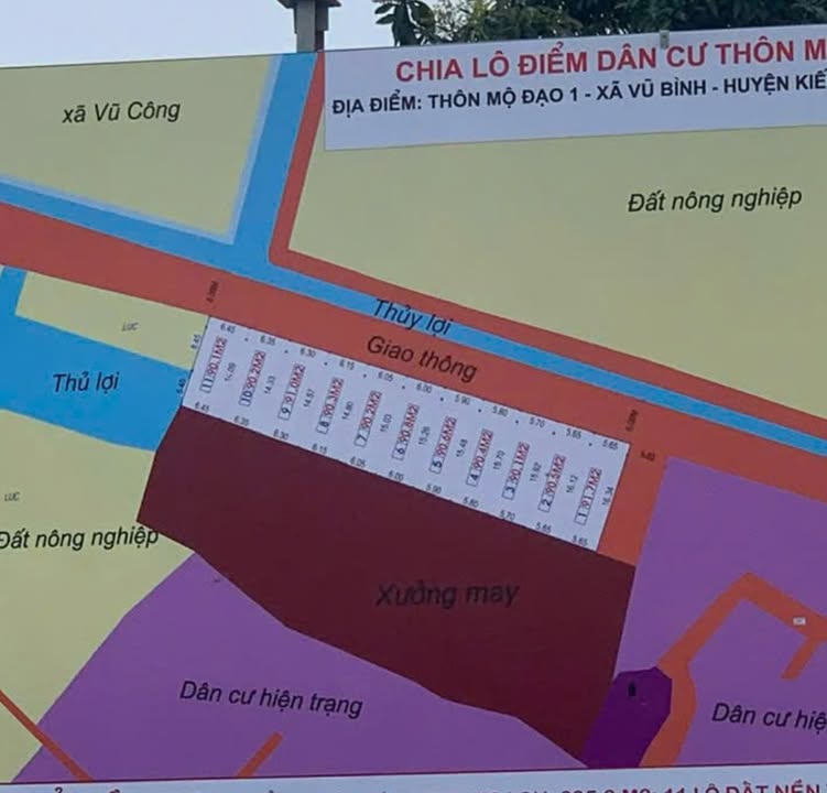 Đất nền Vũ Bình Kiến Xương 90m² - Giá thỏa thuận, ô tô đậu tận nơi!