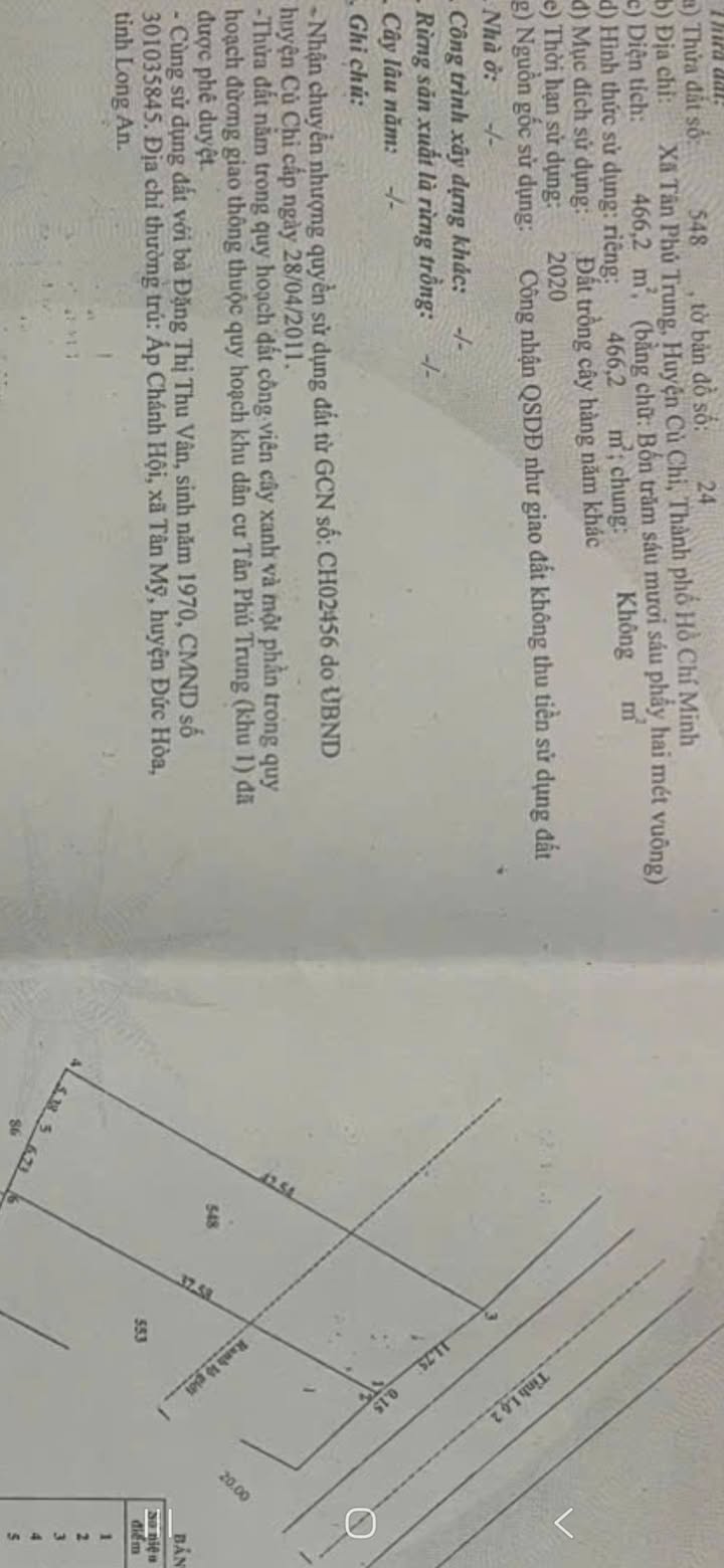 Nhà mặt tiền Tỉnh Lộ 2 Củ Chi 466m² giá 9.5 tỷ - Kinh doanh sầm uất!