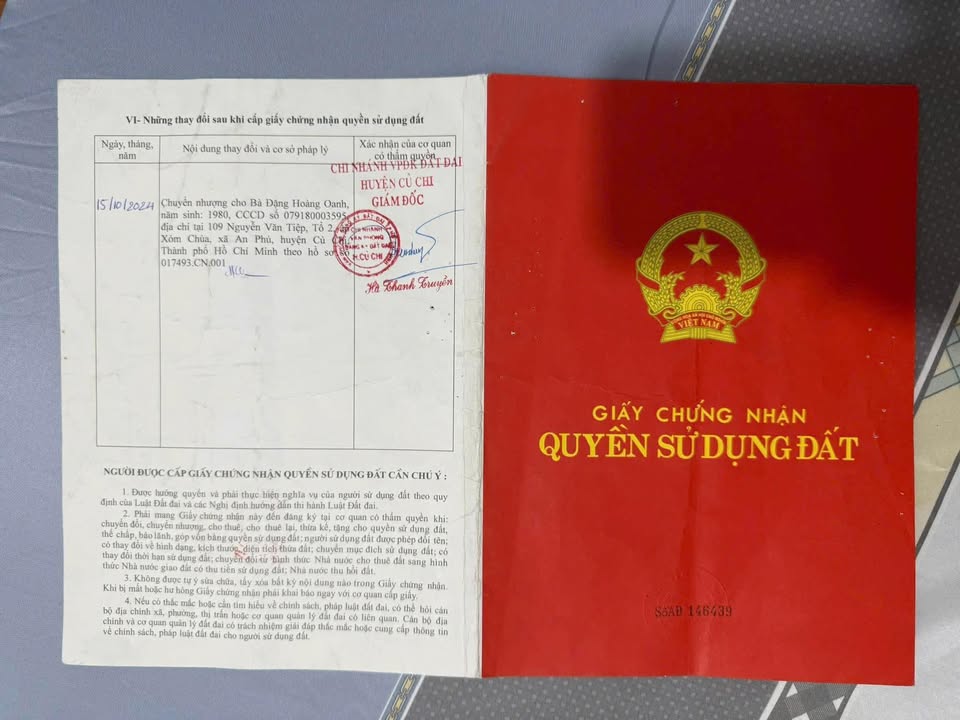 Đất thổ cư 130m² tại xã Thanh An, Củ Chi - Giá tốt, vị trí đẹp!