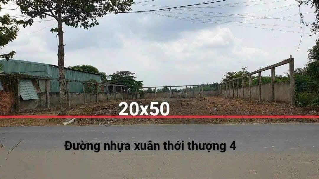 Đất thổ cư 1000m² mặt tiền Xuân Thới Thượng, Hóc Môn - Giá chỉ 19 tỷ!