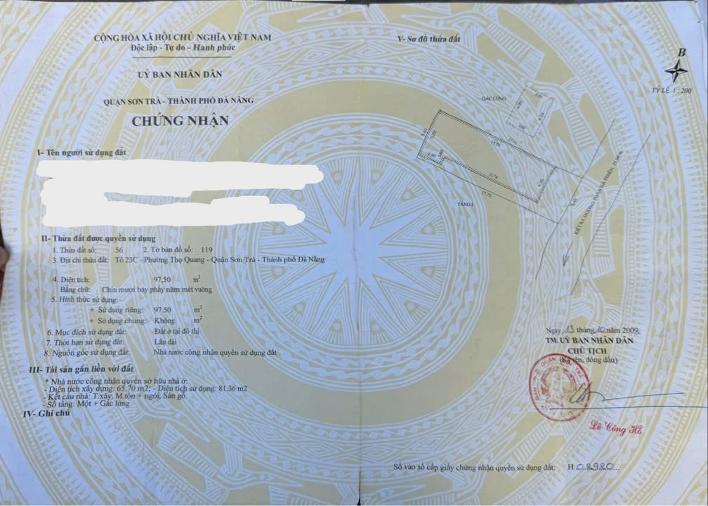 FrontHouse đường Võ Duy Ninh, Đà Nẵng 98m² - Đi bộ ra biển chỉ 300m!