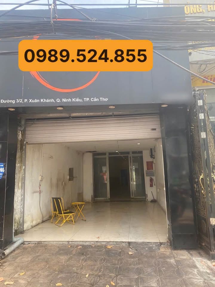 Nhà cho thuê mặt tiền đường 3/2, Ninh Kiều, Cần Thơ 102m² - Gần Đại học Cần Thơ