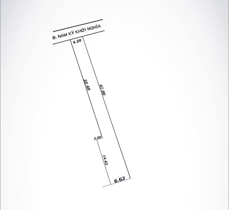 Đất nền mặt tiền Nam Kỳ Khởi Nghĩa, phường 7, Sóc Trăng 197.4m² - Giá 900 triệu thương lượng!