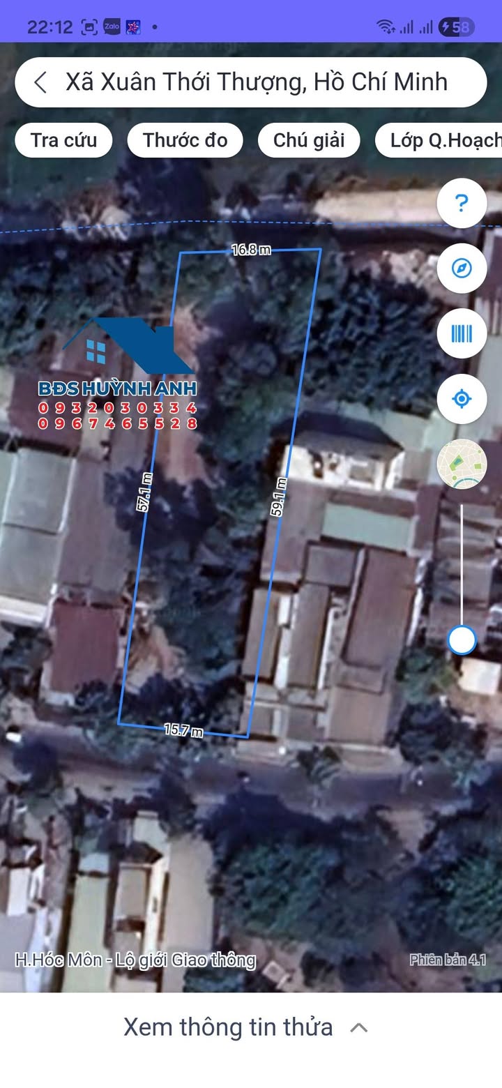 Đất nền 2 mặt tiền Nguyễn Thị Thử, xã Bà Điểm, 930m² - Cơ hội đầu tư tuyệt vời!