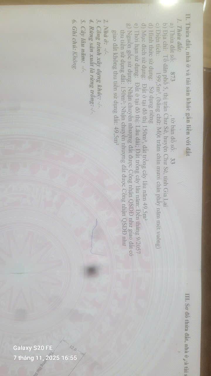 Nhà bán đường Trần Hưng Đạo, xã Chư Sê, 195m² - Sẵn sàng vào ở!