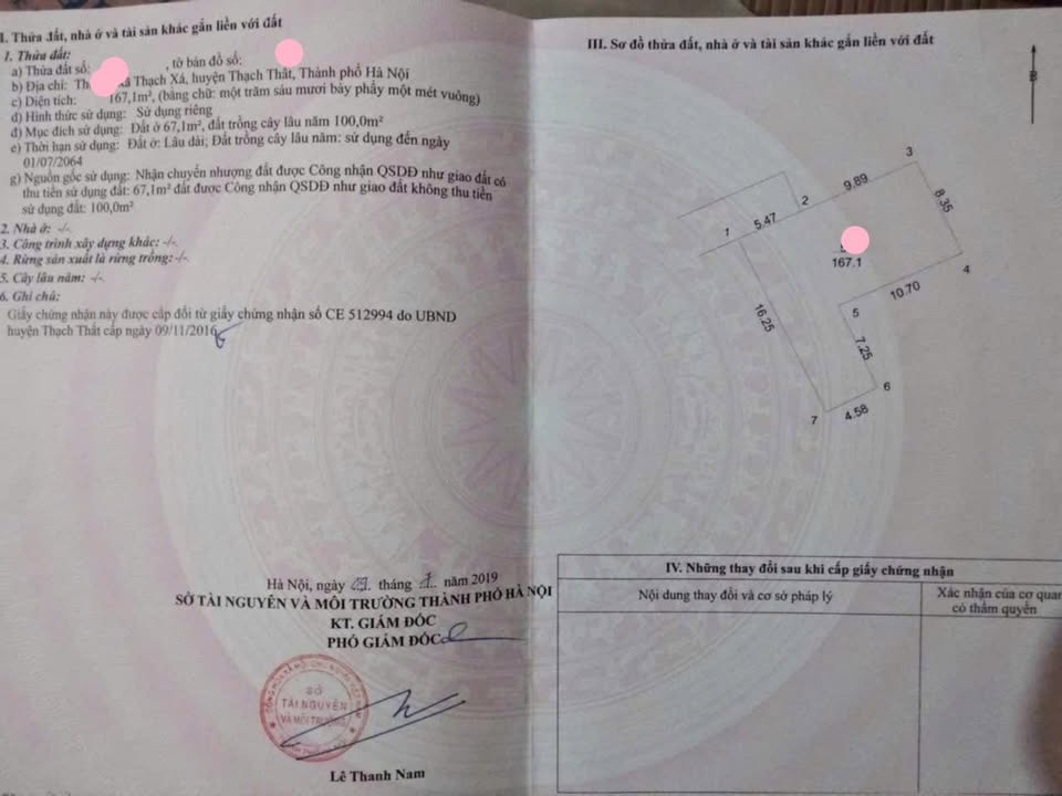 Đất thổ cư Thạch Xá 167m² giá chỉ 1.67 tỷ - Cơ hội đầu tư tuyệt vời!