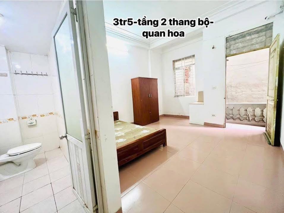 Phòng trọ cho thuê tại Quan Hoa, Cầu Giấy - Giá chỉ từ 3.4 triệu/tháng!
