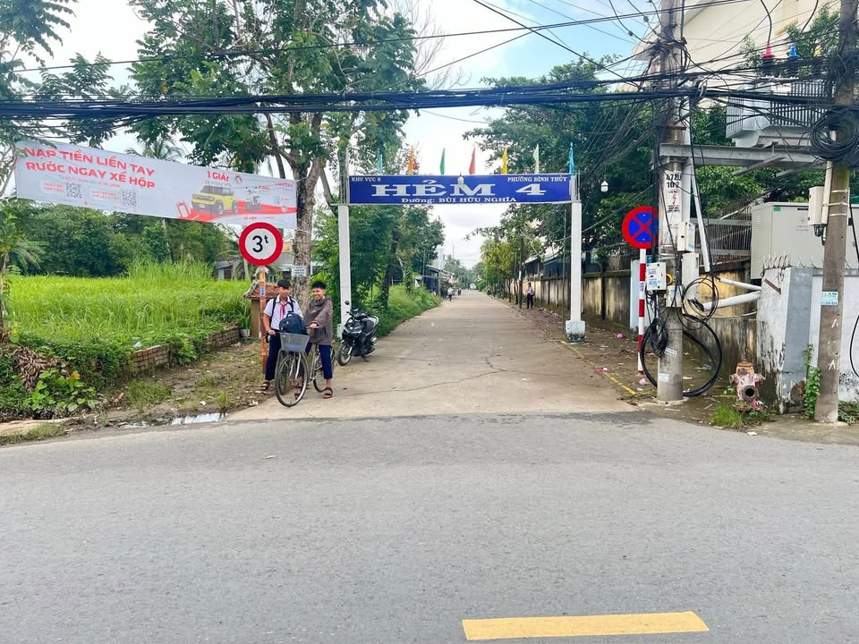 Đất nền hẻm 4 Bùi Hữu Nghĩa, Bình Thủy 77m² - Sổ đỏ chính chủ, giá tốt!