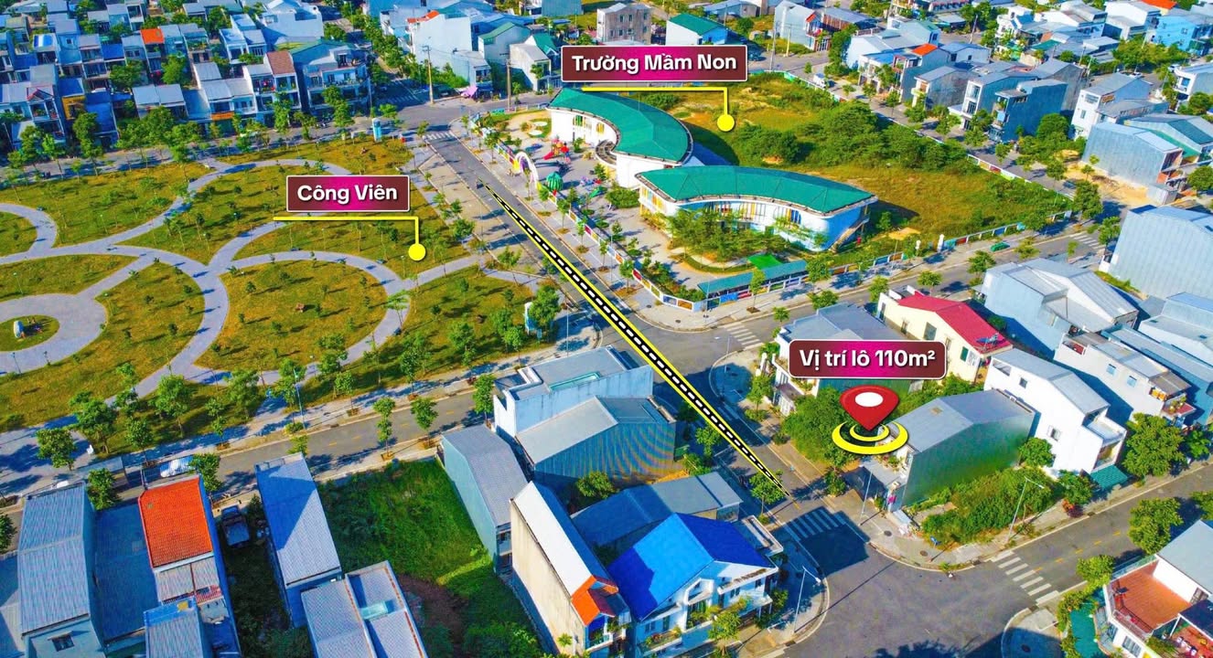 Đất KQH Hương Sơ 110m² giá 2 tỷ - Hướng Đông mát mẻ gần trường mầm non!