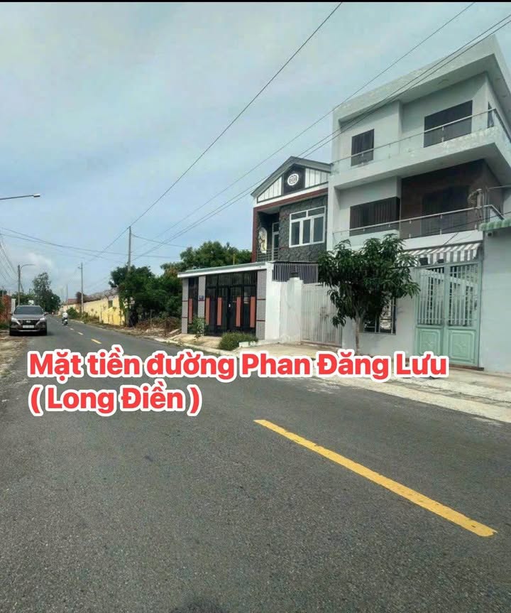 Lô đất 2 mặt tiền đường Phan Đăng Lưu, Long Điền 198m² giá 2.2 tỷ - Cơ hội đầu tư vàng!