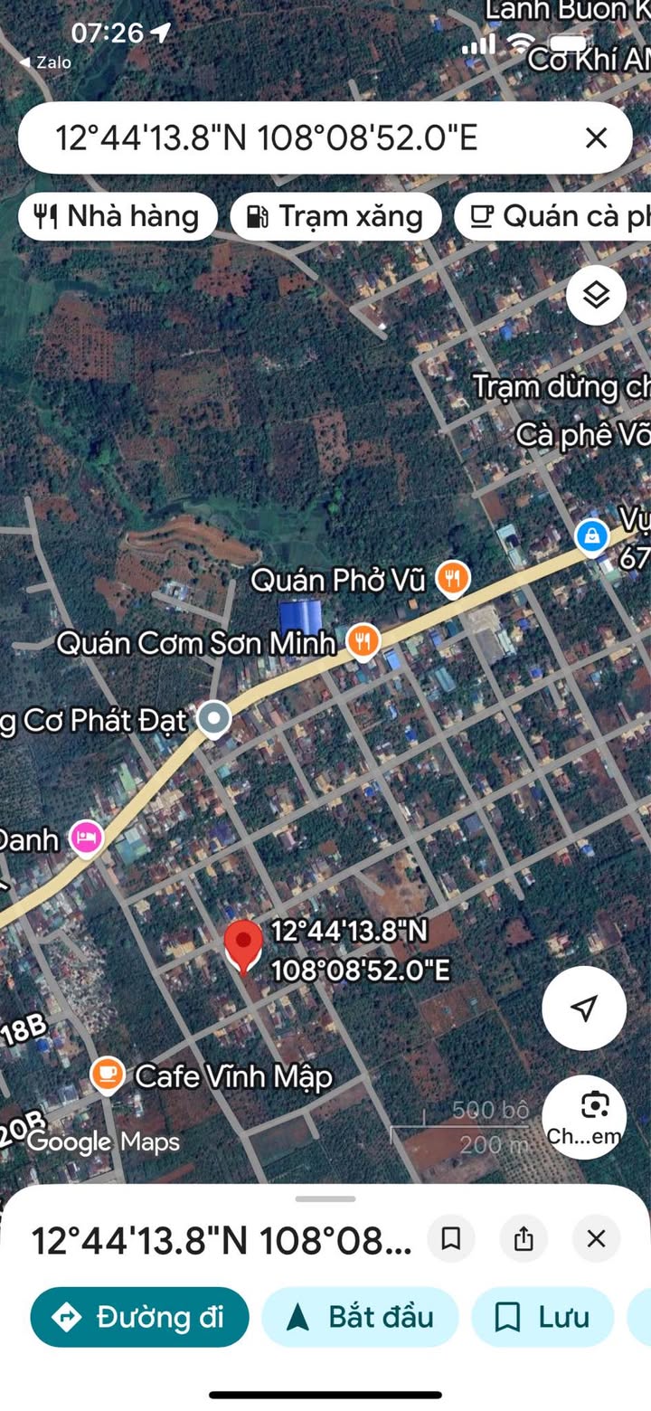 Đất thổ cư Cuôr Đăng 200m² giá 980 triệu - Đầu tư sinh lời ngay!