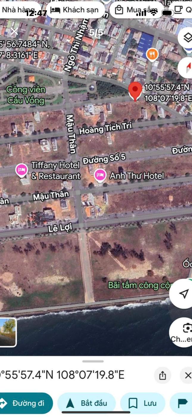 Đất nền Ocean Dunes Phú Thủy 133m² giá 5 tỷ - Đối diện công viên Hoa Ban!