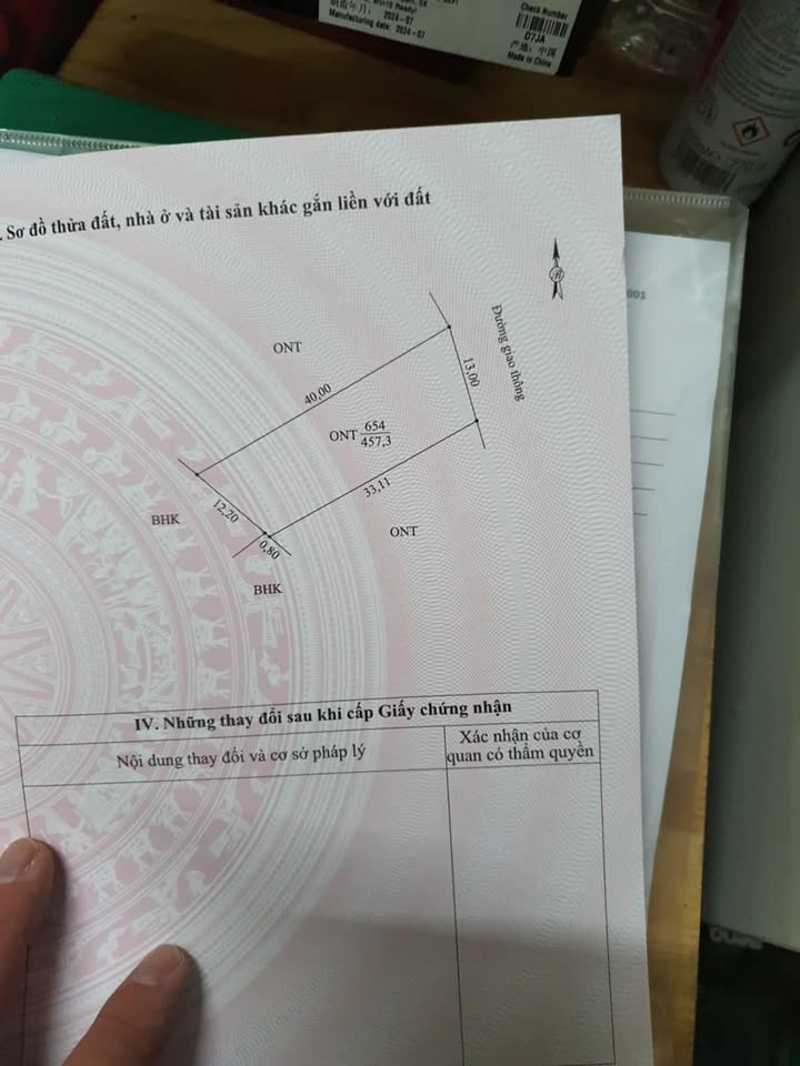 Đất nền khu 5 Thanh Đình, Việt Trì 457m² - Cách trung tâm chỉ 5 phút