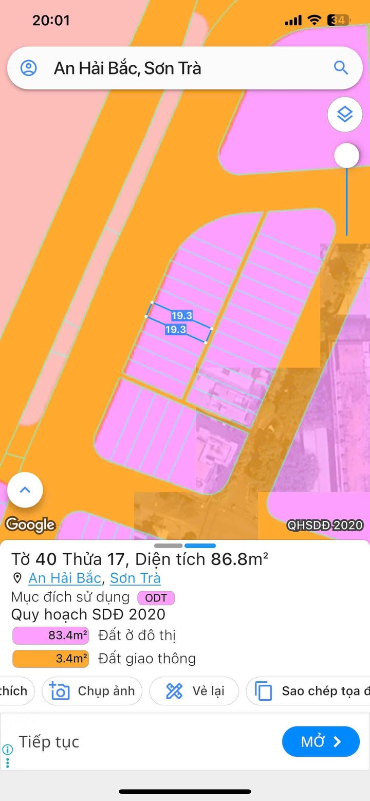 Lô đất Đinh Thị Hòa, Sơn Trà, Đà Nẵng 86m² giá 15 tỷ - Cách bãi biển chỉ vài bước!