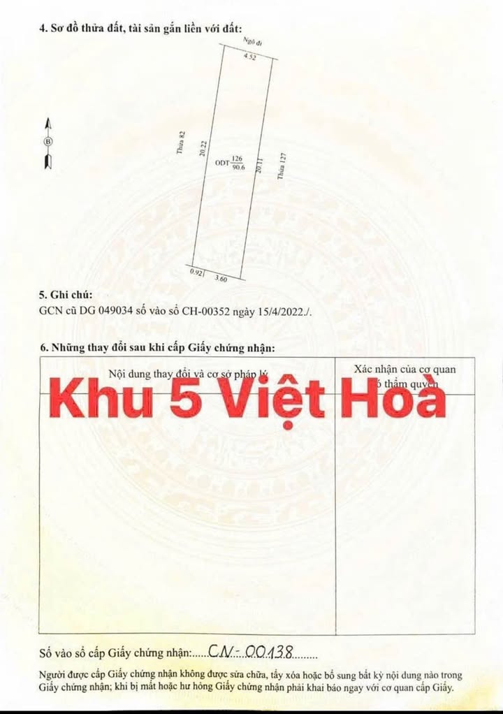 Đất ngõ phố Đồng Niên, Việt Hòa, Hải Dương 90.6m² giá 1.7 tỷ - Ô tô vào tận nơi!