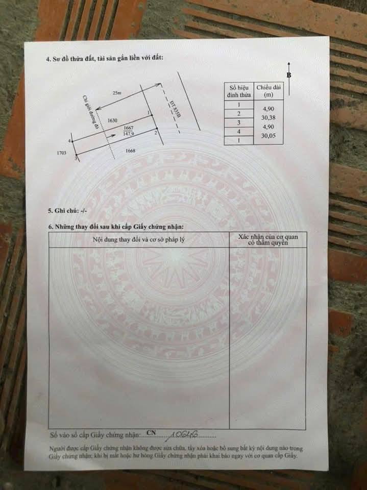 Đất mặt tiền 835B Cần Giuộc, Long An 148m² giá 3.3 tỷ - Cơ hội đầu tư lý tưởng!