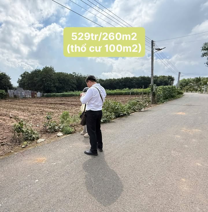 Đất thổ cư An Linh, Phú Giáo 260m² giá chỉ 529 triệu - Cơ hội đầu tư tuyệt vời!
