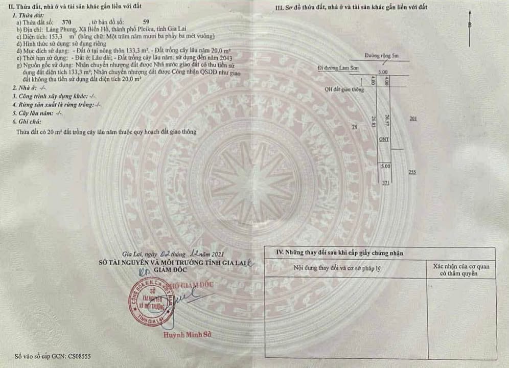 Đất thổ cư xã Biển Hồ, Pleiku 150m² giá 300 triệu - Đường bê tông rộng rãi!