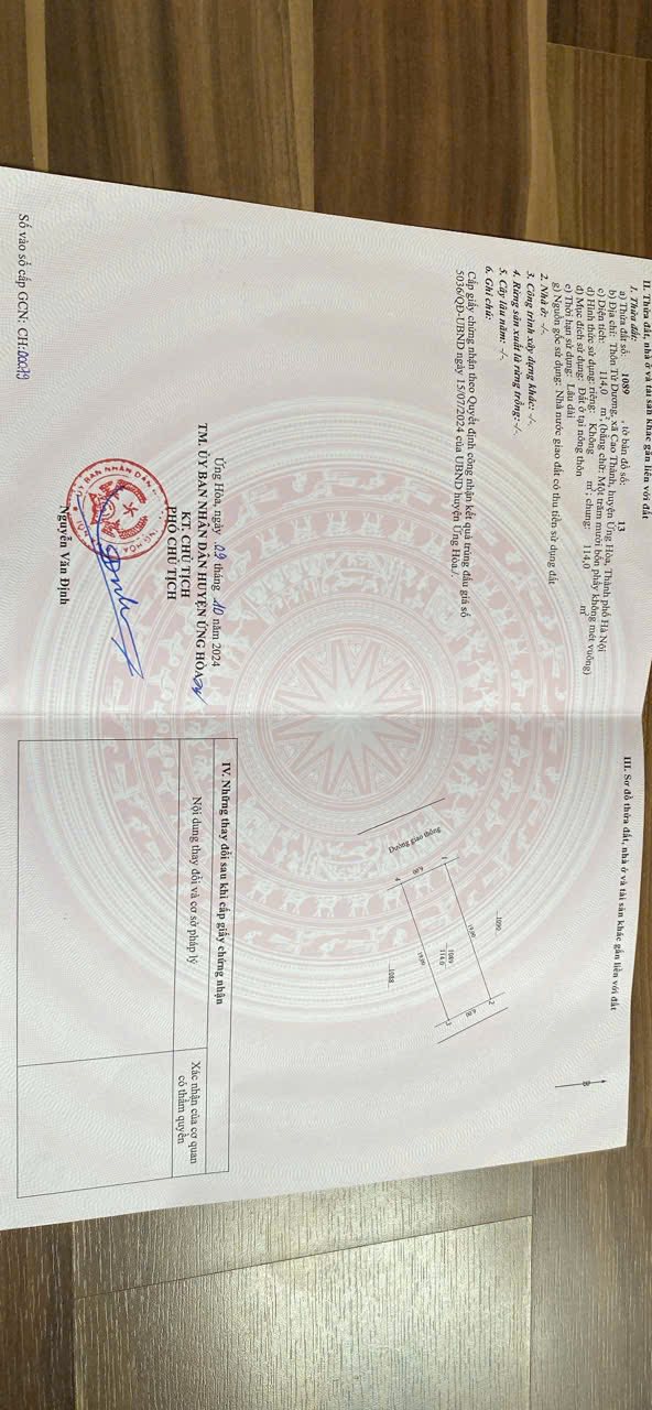 Đất nền đấu giá xã Ứng Thiên, 114m² giá 3.42 tỷ - Vị trí đẹp, giao thông thuận tiện!