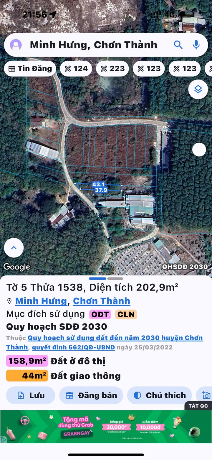 Đất nền Minh Hưng Chơn Thành 20m² giá chỉ 400 triệu - Đầu tư sinh lời ngay!