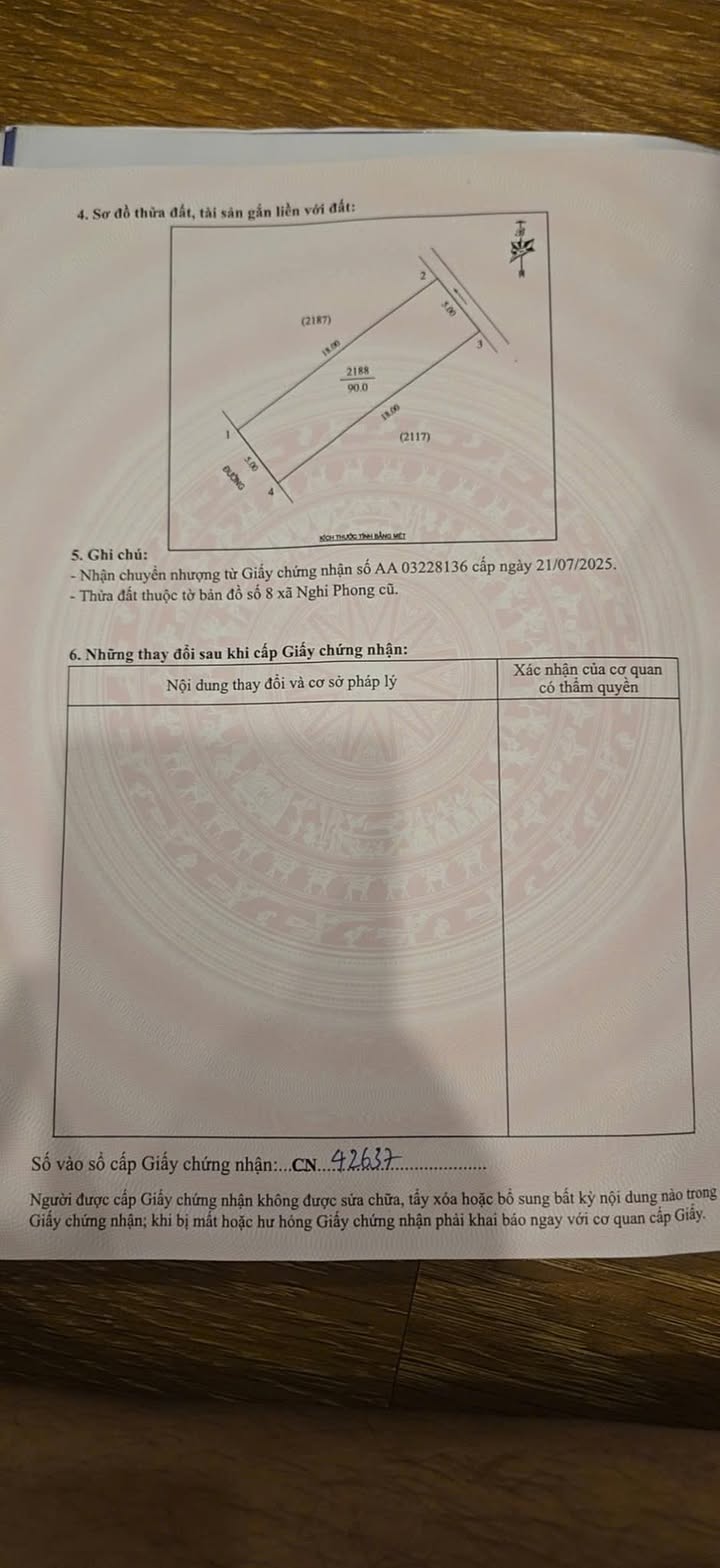 Đất nền xóm 1 Nghi Phong 90m² giá thỏa thuận - Sổ đỏ chính chủ, công chứng ngay!