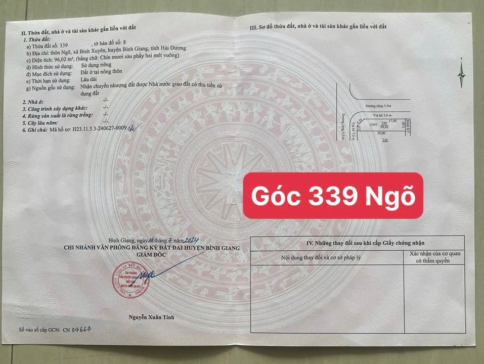 Đất nền kinh doanh tại Bình Xuyên, 99m² giá 1.85 tỷ - Cơ hội đầu tư hấp dẫn!