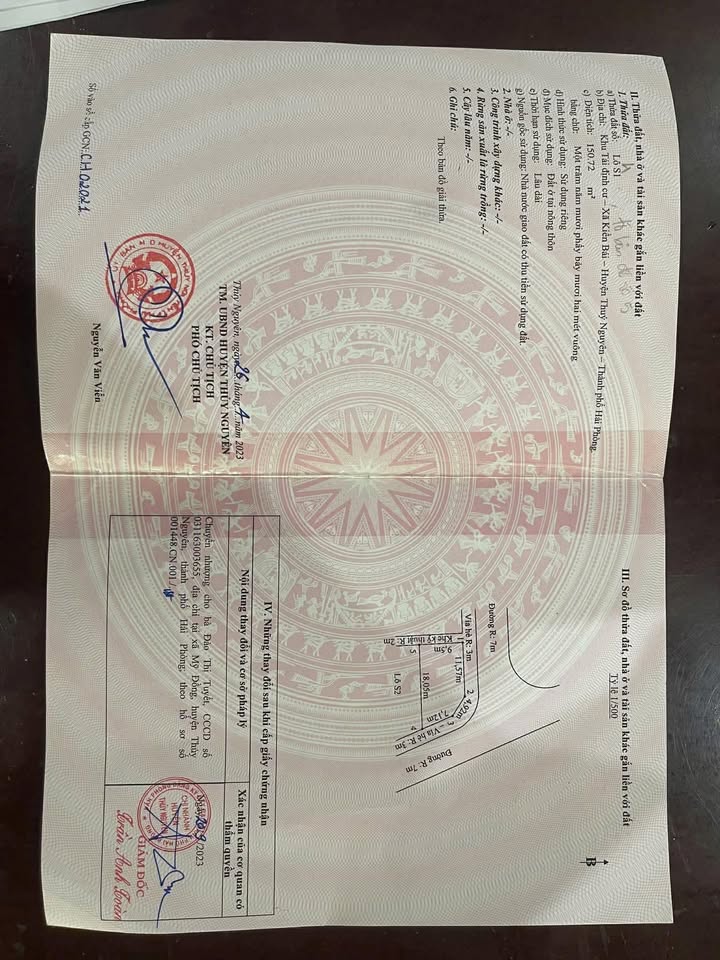 Đất tái định cư Kiền Bái, phường Thiên Hương, Hải Phòng 150.72m² giá 8 tỷ - Đầu tư sinh lời cao!