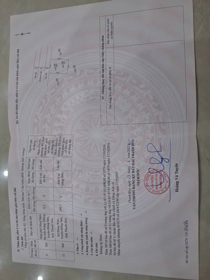 Bán đất biệt thự 300m² tại phường Đông Sơn, Thanh Hóa - Giá chỉ 4.25 tỷ, thương lượng!