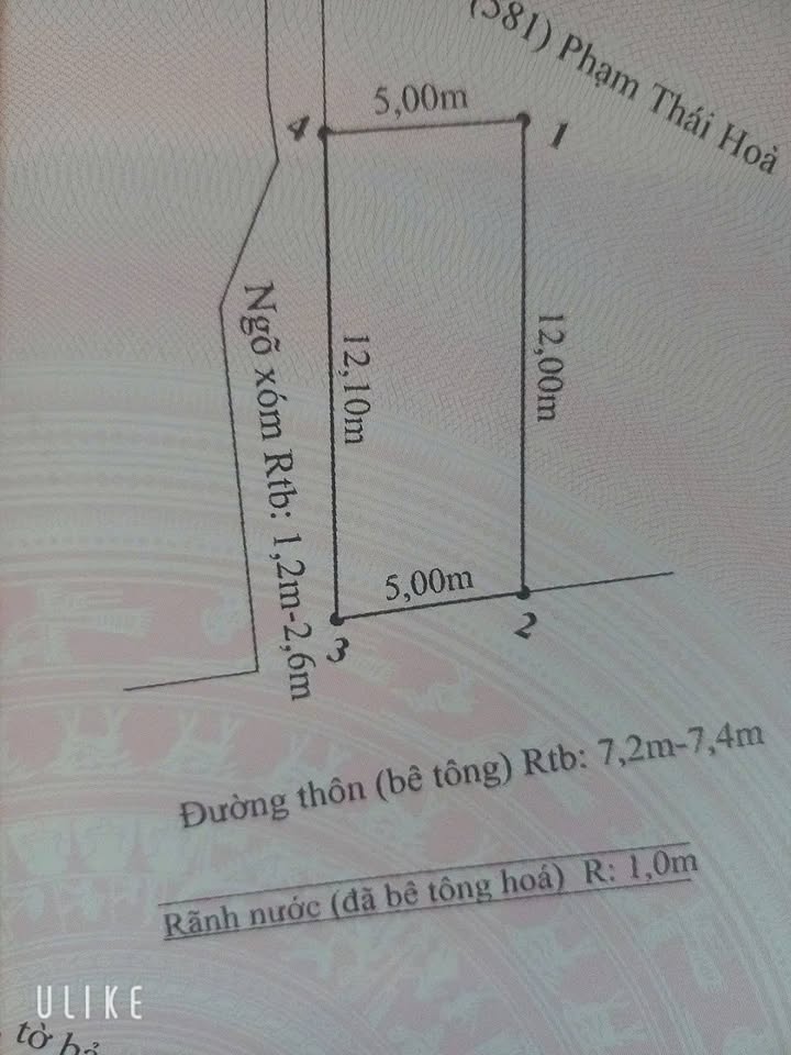Đất mặt đường 8m tại An Thắng, An Lão - 60,5m² chỉ 1 tỷ - Cơ hội đầu tư tuyệt vời!