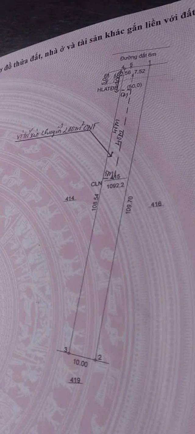 Đất thổ cư An Điền, Bến Cát, Bình Dương 1080m² giá chỉ 3 tỷ - Đầu tư sinh lời hấp dẫn!