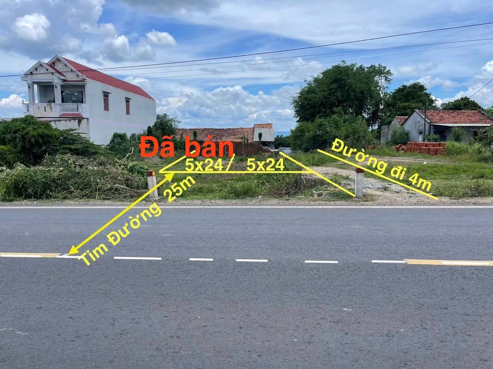 Đất nền mặt tiền Quốc Lộ 25 Suối Bạc 120m² giá 600 triệu - Sổ hồng chính chủ