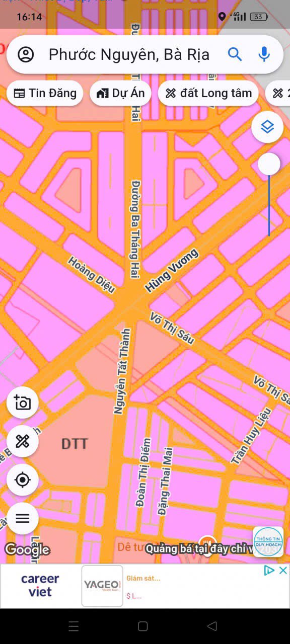 Đất mặt tiền đường Hùng Vương, Bà Rịa - Vũng Tàu, 766m² giá 20 tỷ - Đầu tư sinh lời ngay!