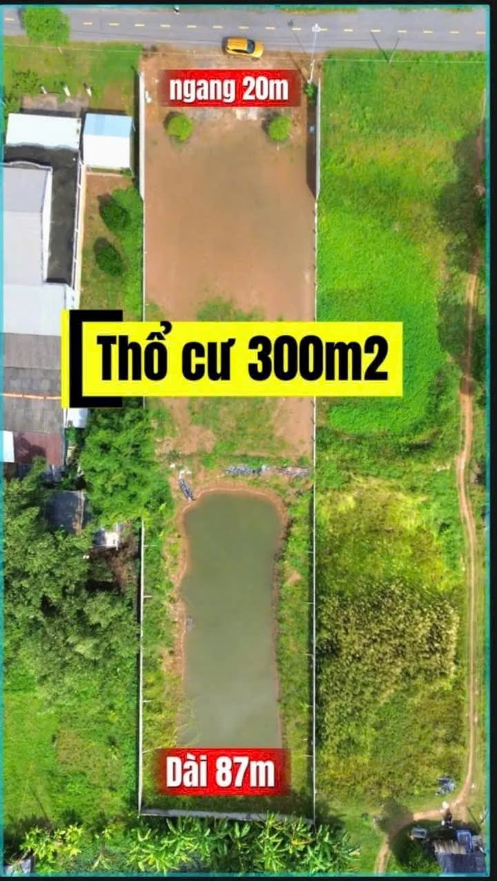 Đất thổ cư 300m² tại Long Hữu, Trà Vinh giá 2.2 tỷ - Pháp lý rõ ràng