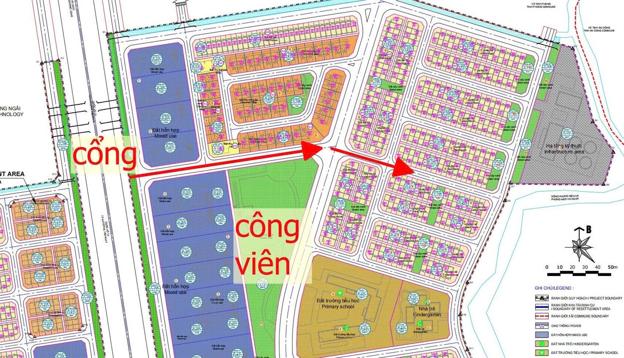 Lô đất 132m² tại VSIP Sơn Tịnh - Giá chỉ 1.2 tỷ - Vị trí cực hiếm!